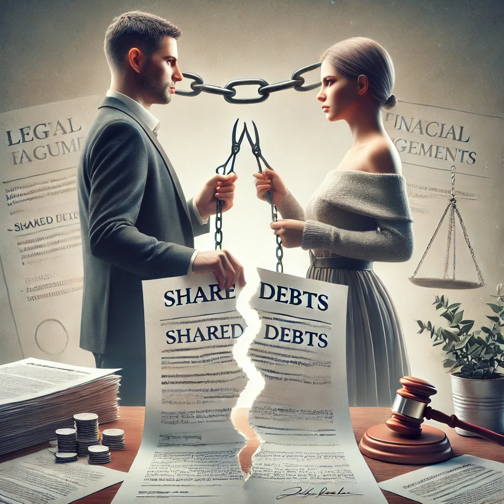 difendersi dai debiti durante il divorzio